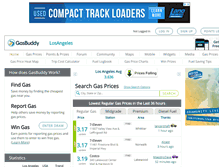Tablet Screenshot of losangelesgasprices.com